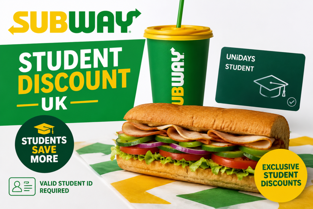 Subway Student Discount UK 