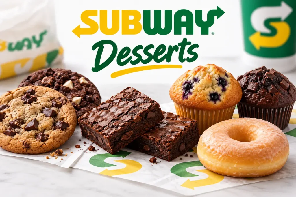 Subway Desserts Menu UK