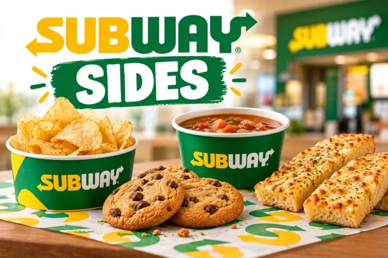 Subway Sides Menu