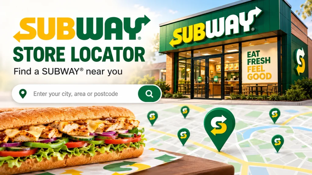Subway Store Locator UK